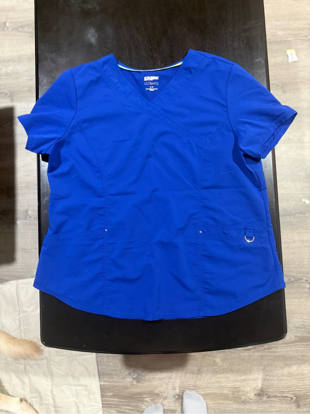 Blue Scrubstar v neck scrub top womens XL